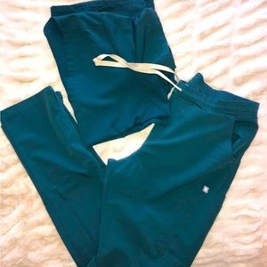 Figs Scrub Set ( Caribbean Blue)